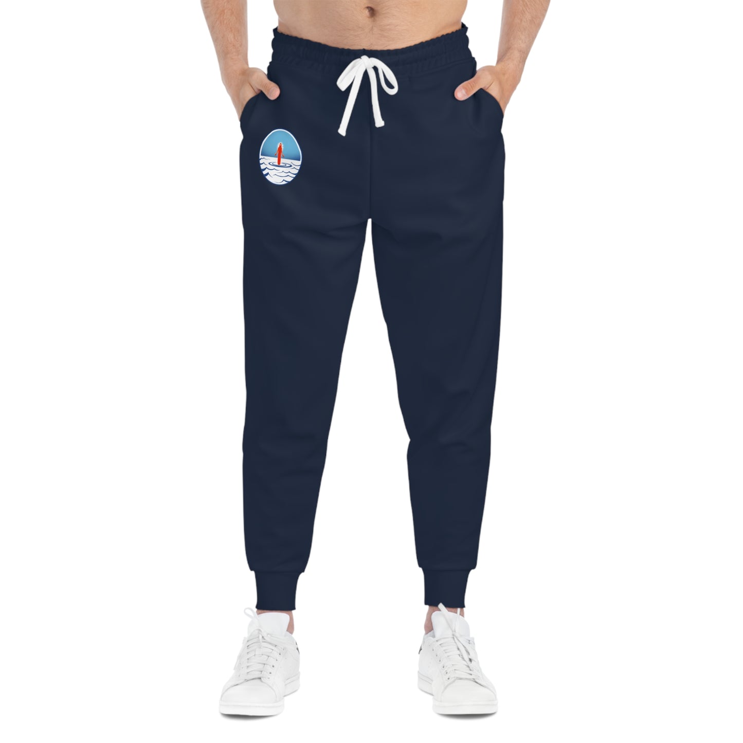 'Eyes on GOD' Athletic Joggers (Oxford Blue)